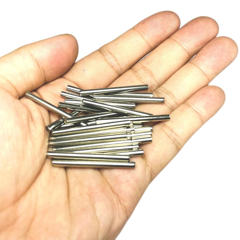 ZDingTech 30pcs 3mm x 35mm Dowel Pins Metal Dowel pins M3 3mm Shelf Pegs,Support Shelves,3mm x 35mm Metal Rod.304 Stainless Steel Wood Bunk Bed pegs - Image 5